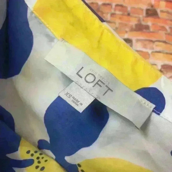 Loft Ruffle Blouse Sleeveless XS - Picture 3 of 3